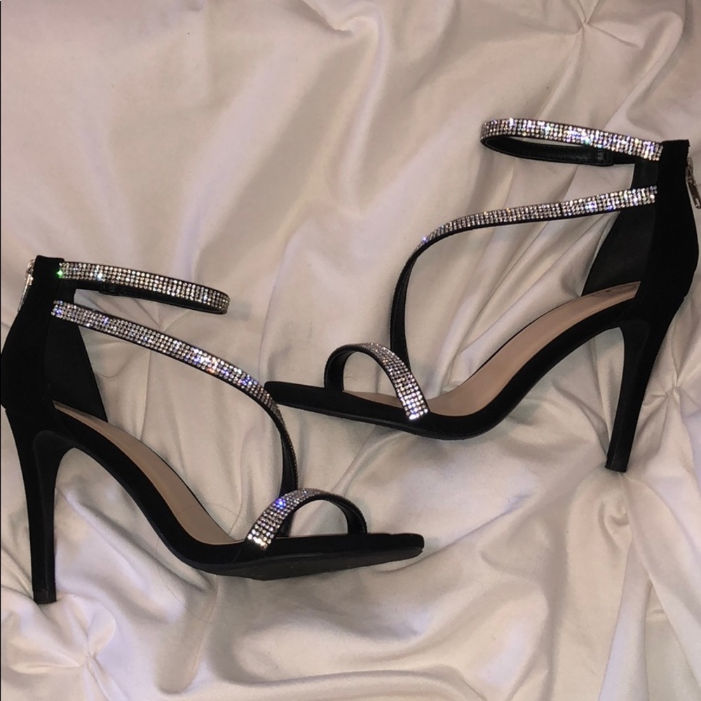 Black high heels